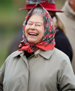 Her Majesty takes a measured view of her impending good fortune