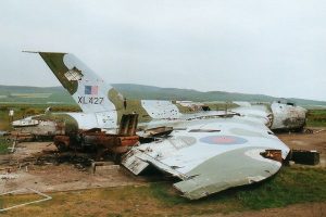 XH558 has been spared the fate of many decommissioned Vulcans